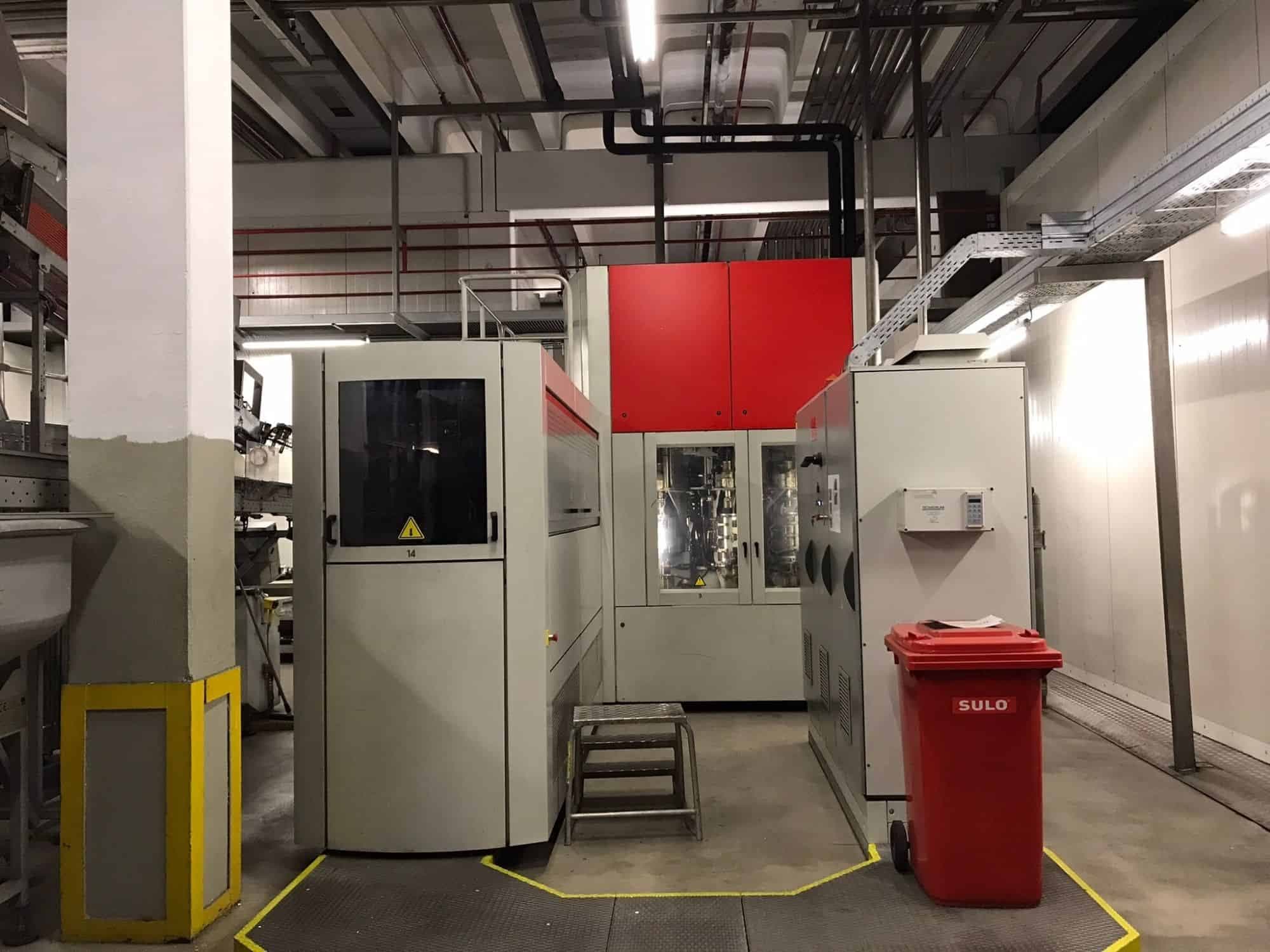 Vista frontal de SIDEL SBO 10