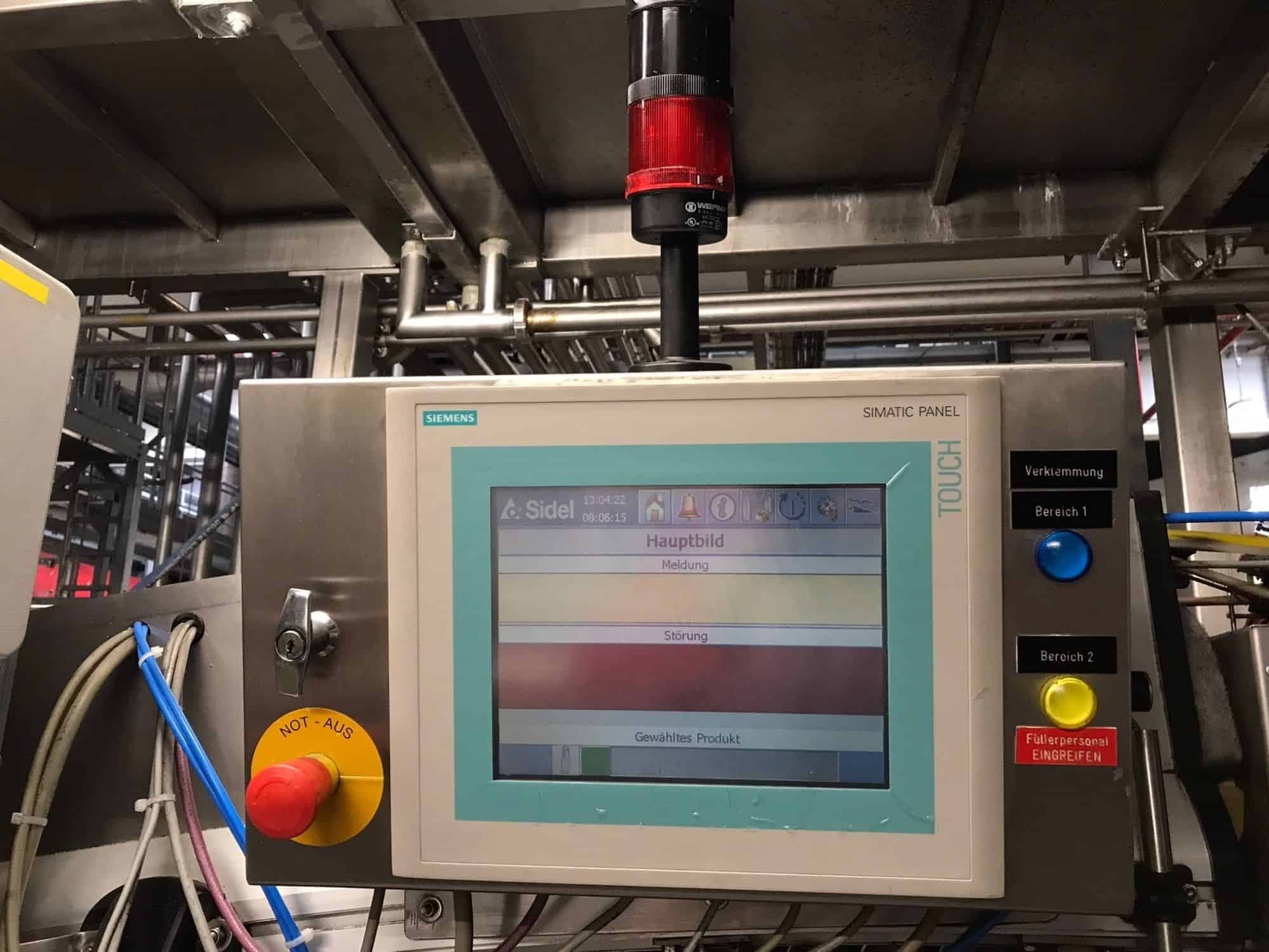 Unidad de control of SIDEL SBO 10