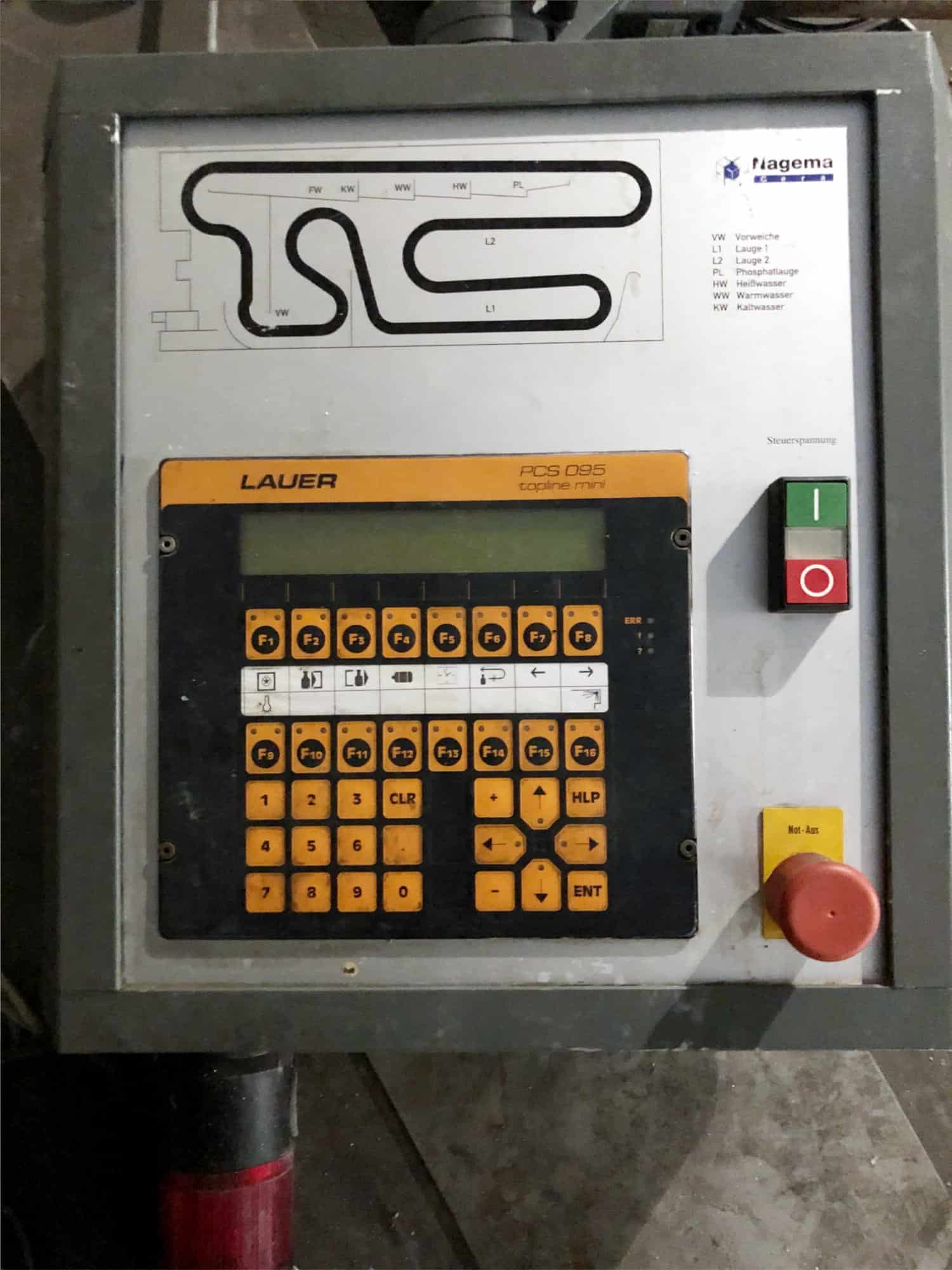 Unidad de control de GM Gera NAGEMA Arcade DS 02 / 102 / 16 Conti