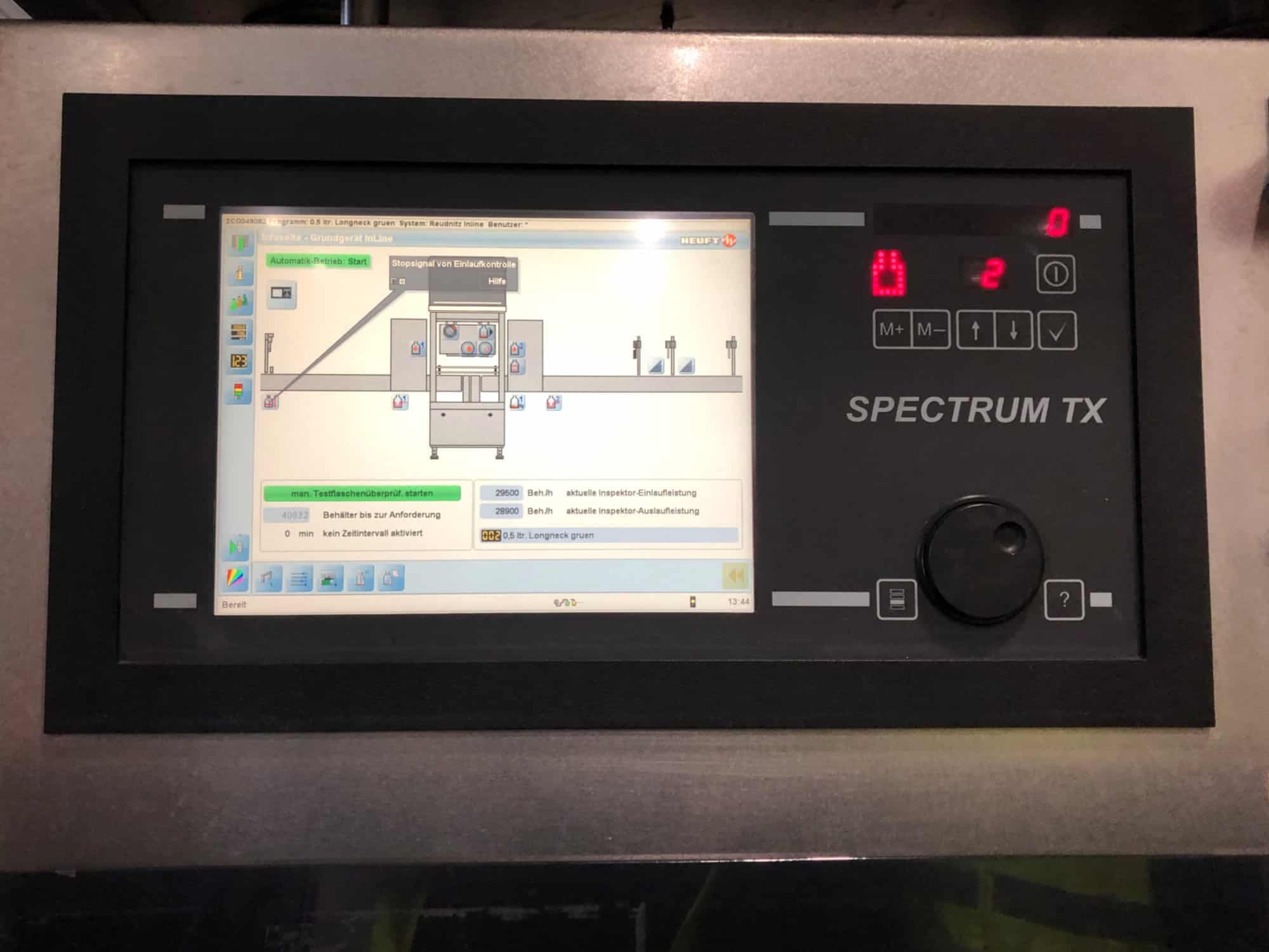 Unidad de control of Heuft InLine IR