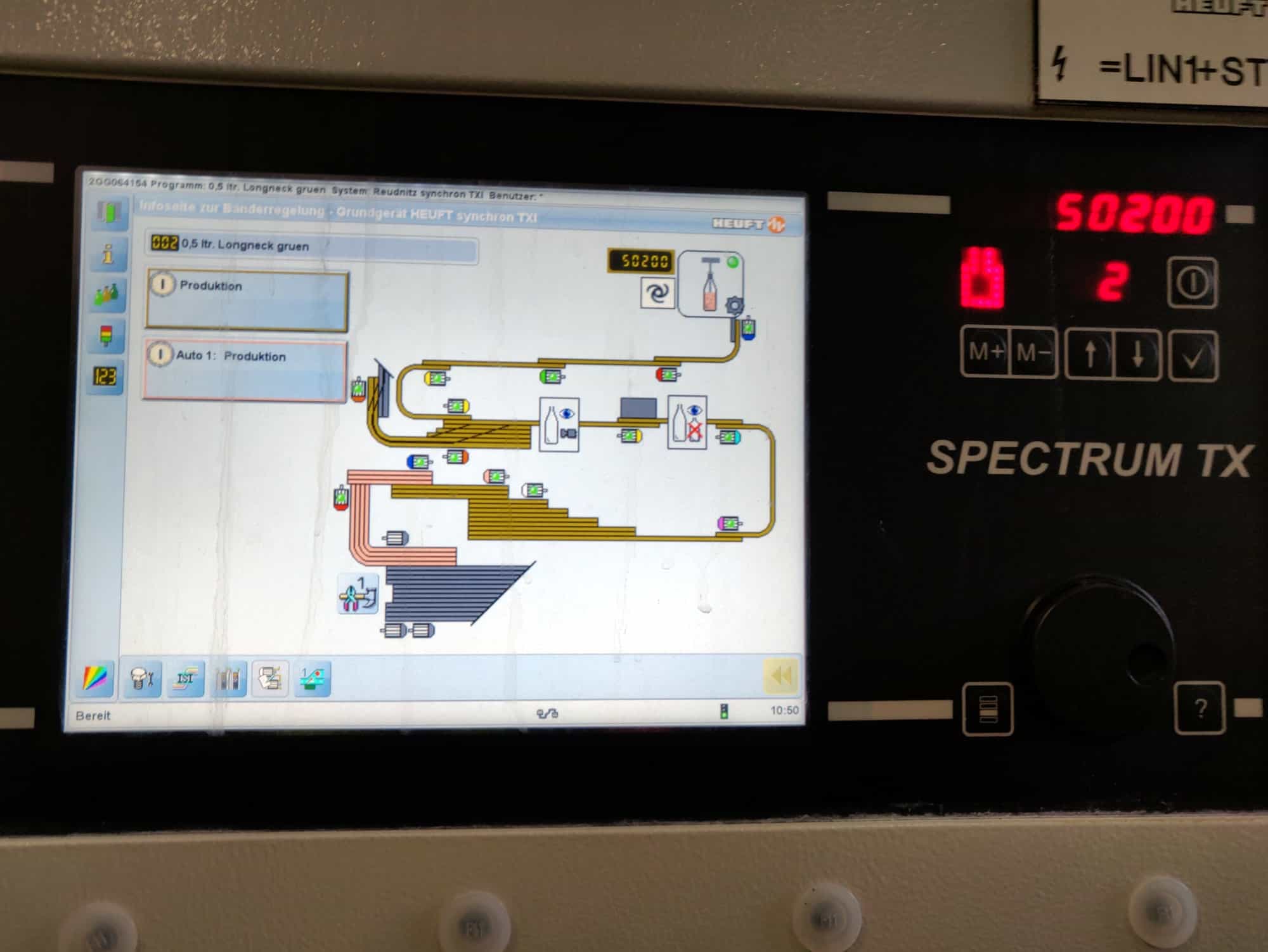 Unidad de control of Heuft InLine IR