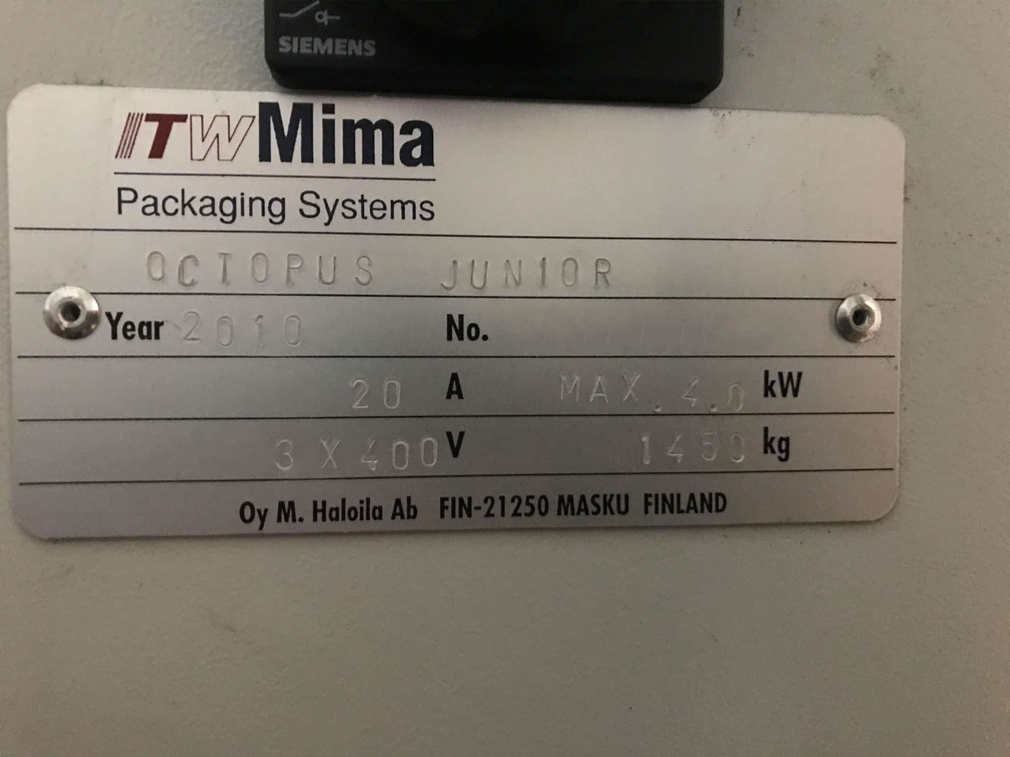 Placa de identificación of Haloila Octopus Junior