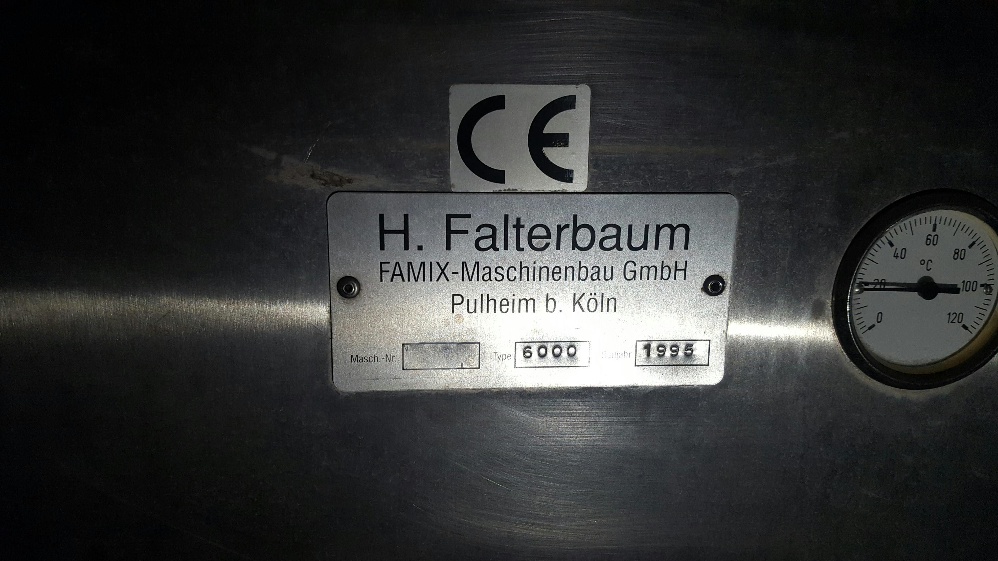 Placa de identificación of H. FALTERBAUM FAMIX-MASCHINENBAU GMBH Famix 6000