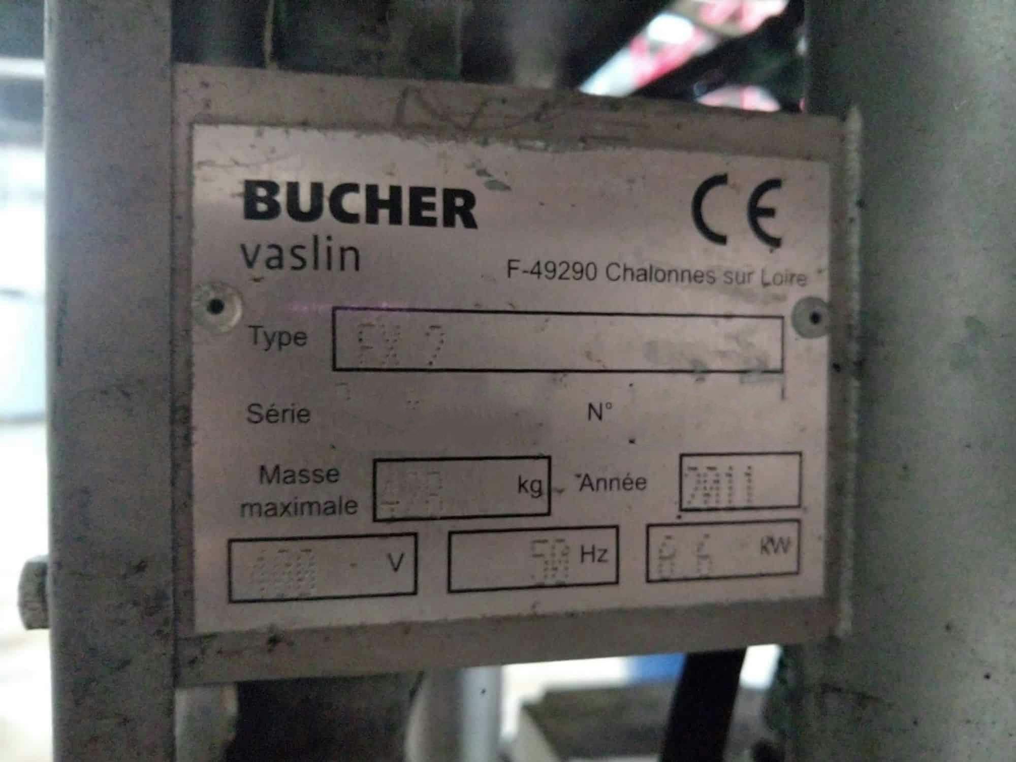 Placa de identificación of Bucher Flavy FX – FX2